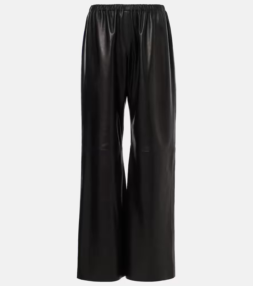 Nour Hammour Olan leather pants | Mytheresa (DACH)