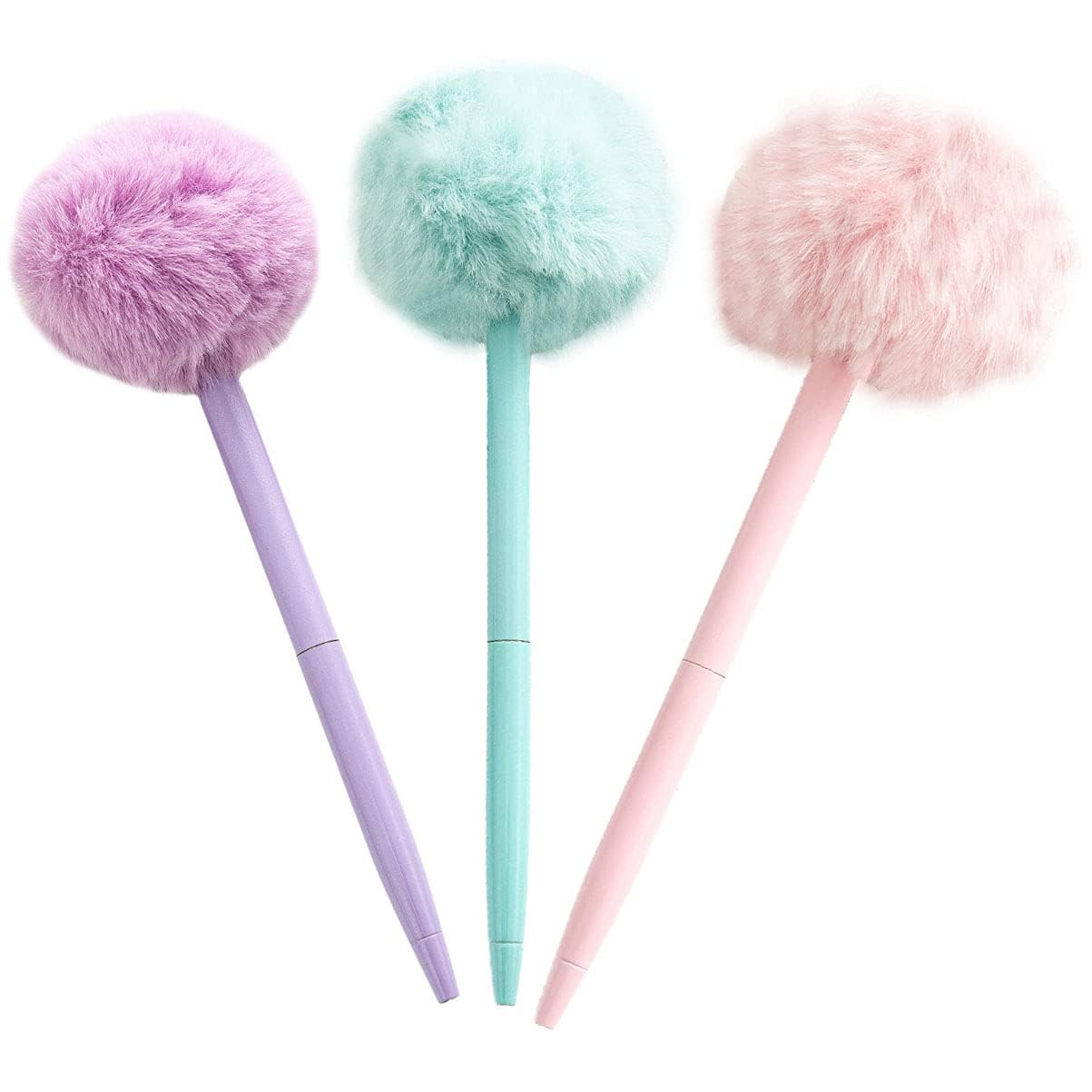 IXIGER plush Pens, Cute Fluffy Ball Top Pens,gift feather Colorful Fluffy Ball Pen for Easter and... | Amazon (US)