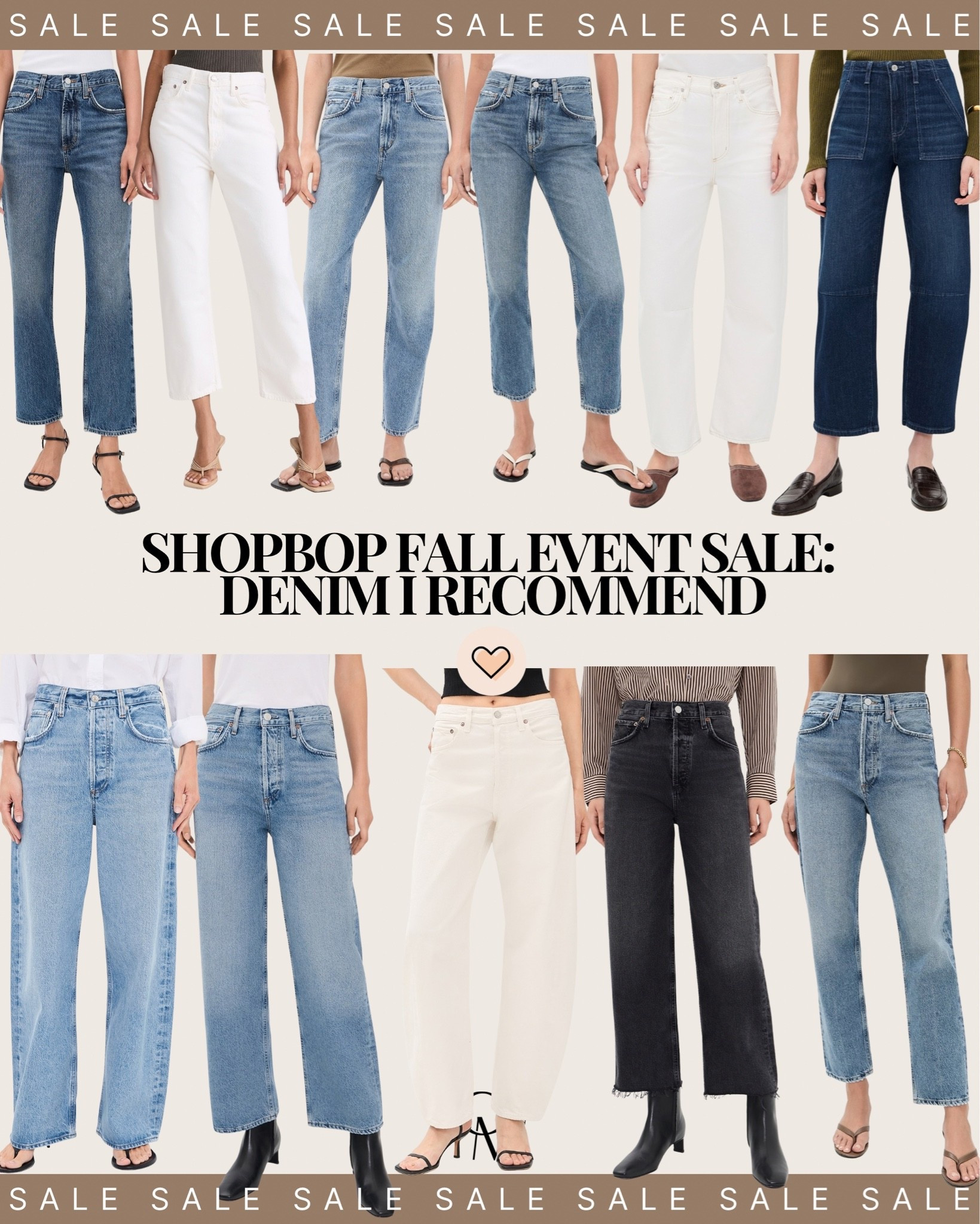 Shopbop Sale: Denim I recommend 👖

#LTKSaleAlert #LTKPetite #LTKOver40