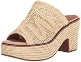 Lucky Brand Women's Yena Raffia Sandal Mule, Dark Natural, 9.5 | Amazon (US)