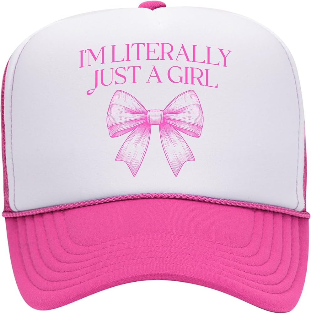 I'm Literally Just A Girl Trucker Hat | Cute Cowboy Cowgirl Western Funny | Premium Mesh Foam Sna... | Amazon (US)