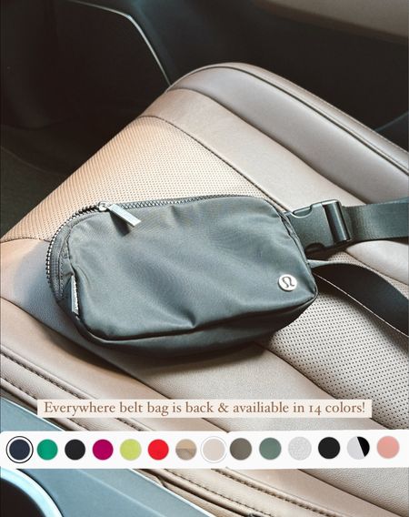 Lululemon everywhere belt bag is back in stock in 14 colors #lululemon #beltbag #fanny 

#LTKstyletip #LTKfit #LTKunder50