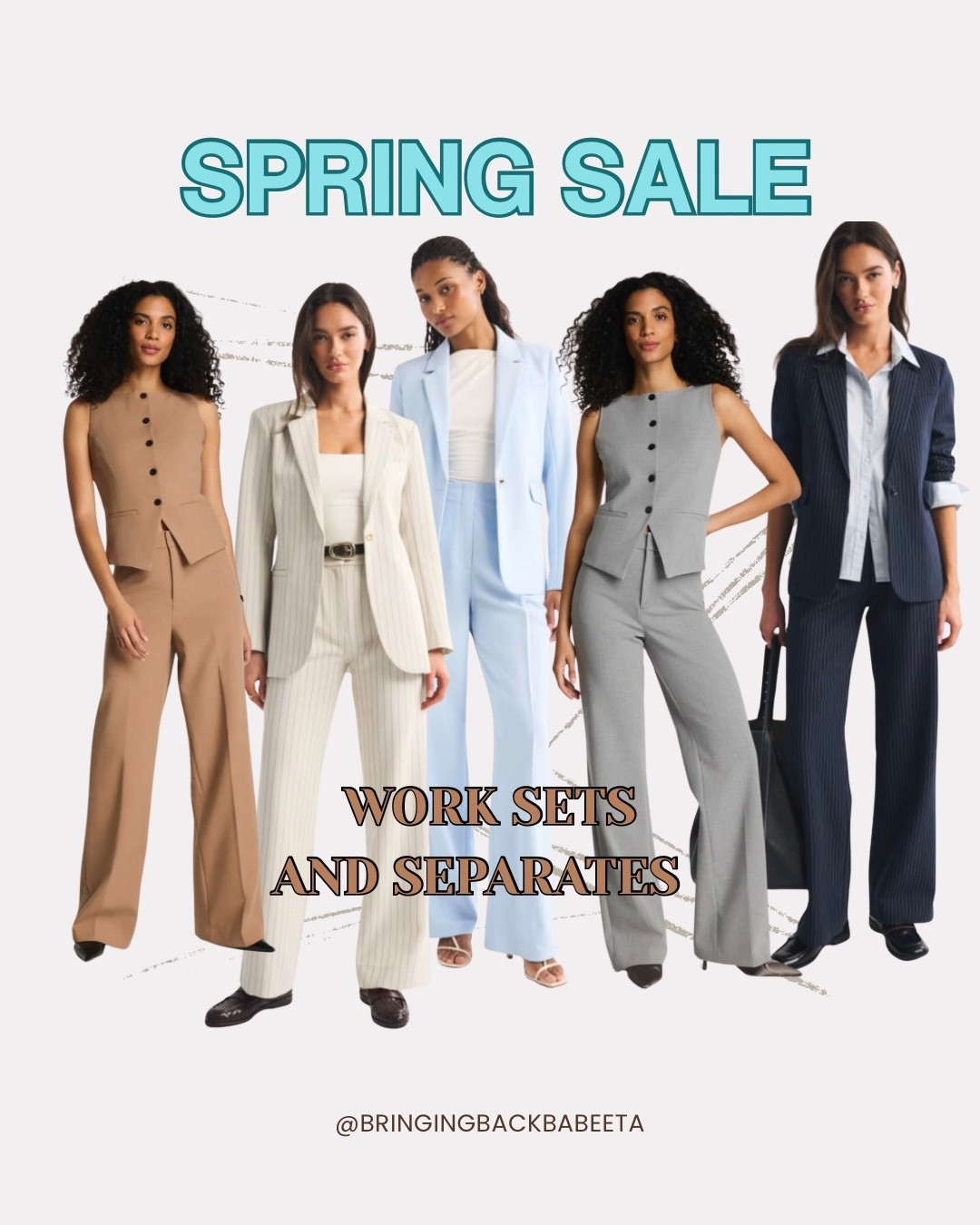 Work blazers and work pants are 20 to 25% off! I highly recommend these work pants which I wear almost everyday to the office and have so for years. The wide leg high rise pants from @abercrombie Abercrombie are a closet staple and great if you are hiding lower belly fat. The pants from @Spanx slim down your waist and make everything smooth. 

Perfect for:
• office days 
• client meetings 
• presentations
• work dinners 
• polished everyday wear 

#businesscasualoutfit #professional #corporateoutfit #officeoutfit

#LTKSpringSale #LTKWorkwear #LTKSaleAlert