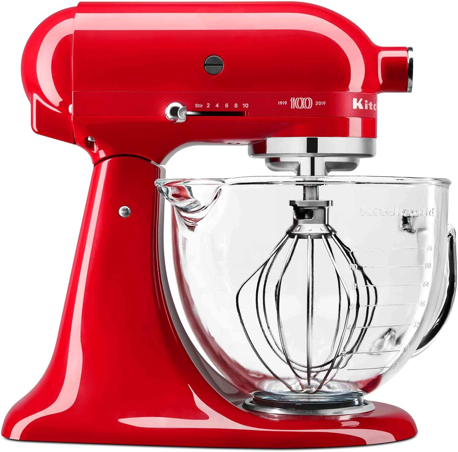 KitchenAid KSM180QHGSD Queen of Hearts Stand Mixer, 5 Qt, Passion Red | Amazon (US)