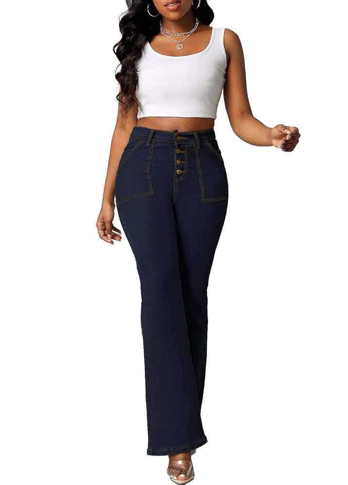 Casual Plus Size Jeans for Women | Amazon (US)