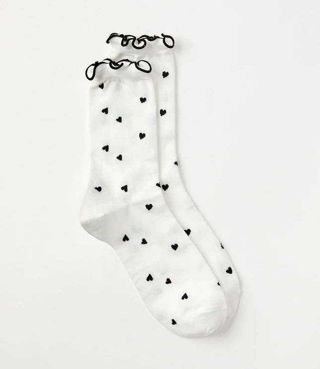 Heart Crew Socks | LOFT