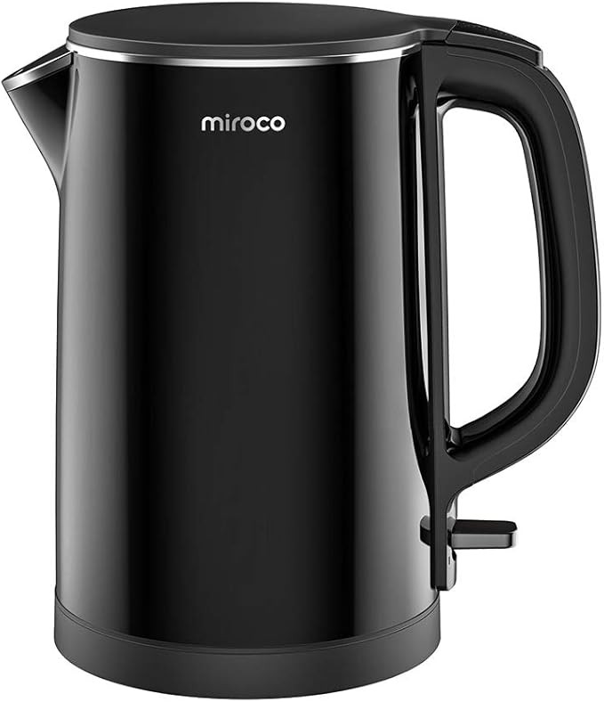 Electric Kettle, Miroco 1.5L Double Wall 100% Stainless Steel BPA-Free Cool Touch Tea Kettle with... | Amazon (US)