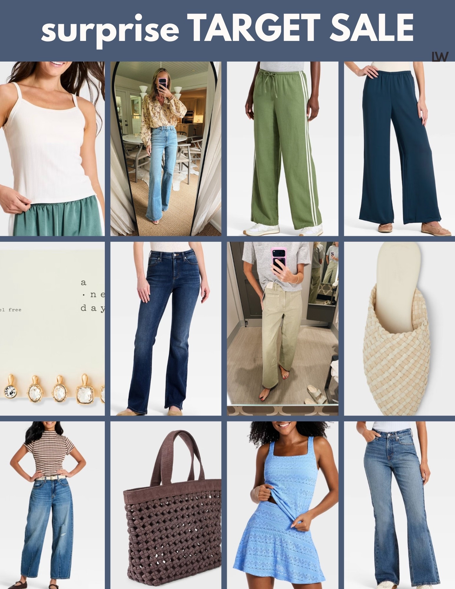 Ahhh! So many favorites are on sale!!! 
4 in flare jeans 
2 in barrel and green pair 
Smalls in all athleisure and tops!