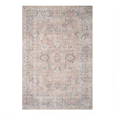Blush Distressed Persian Style Skye Area Rug | World Market