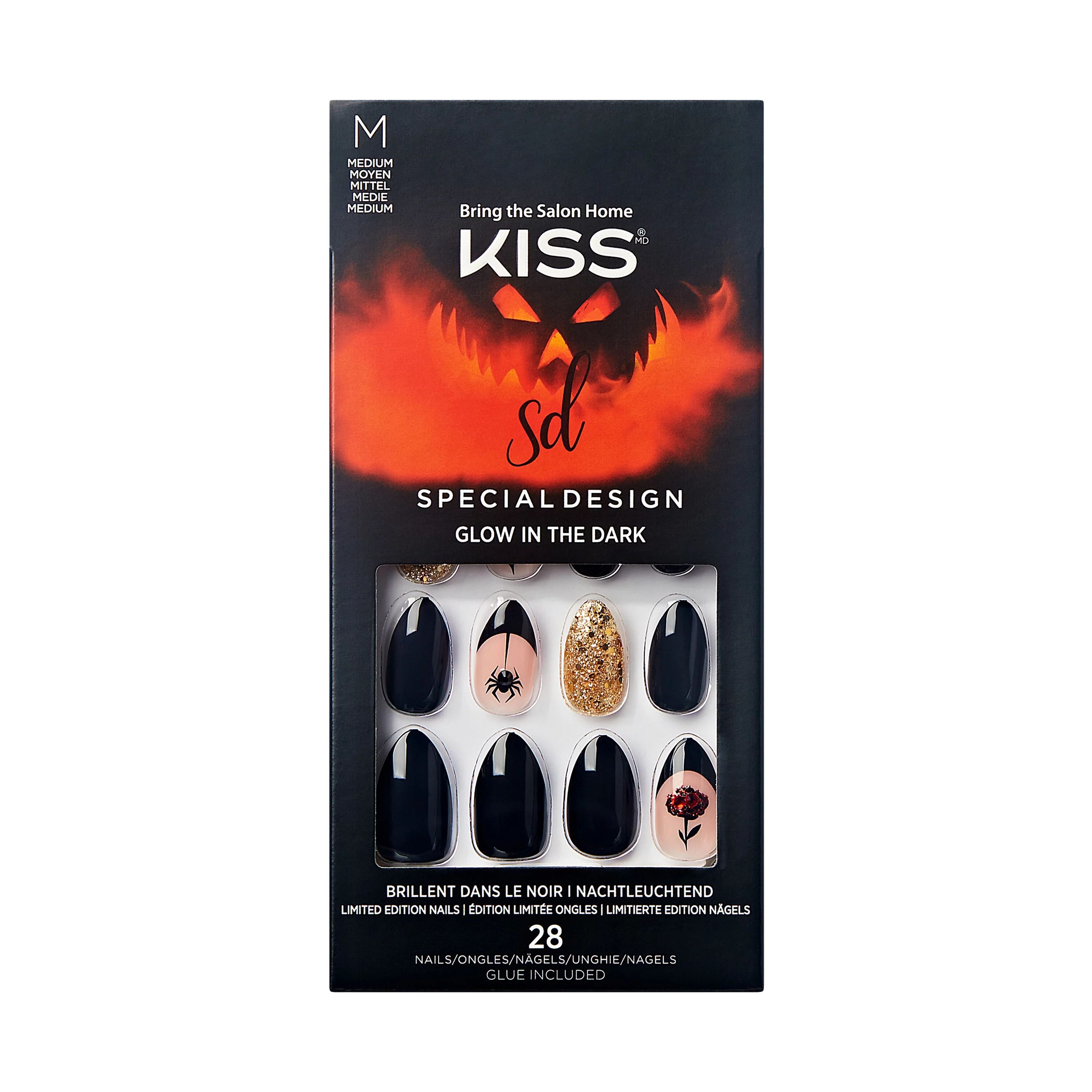 KISS Halloween Special Design Nails, ‘I'm Scared’, 28 Count | Walmart (US)