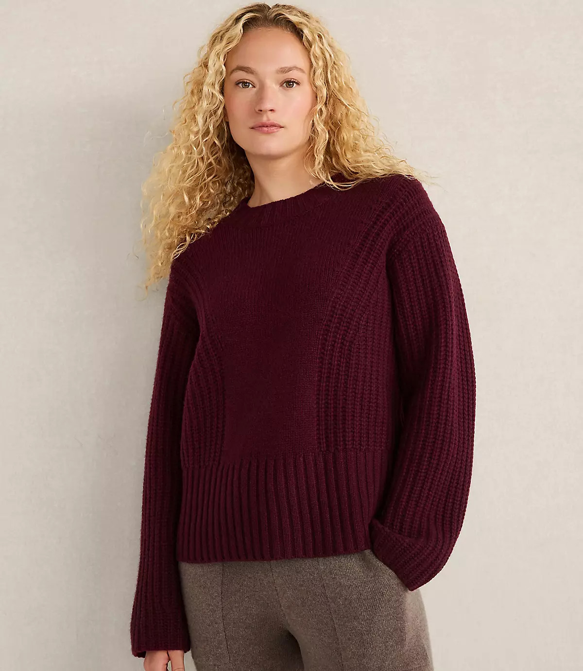 Haven Well Within Cashmere Crewneck Sweater | LOFT