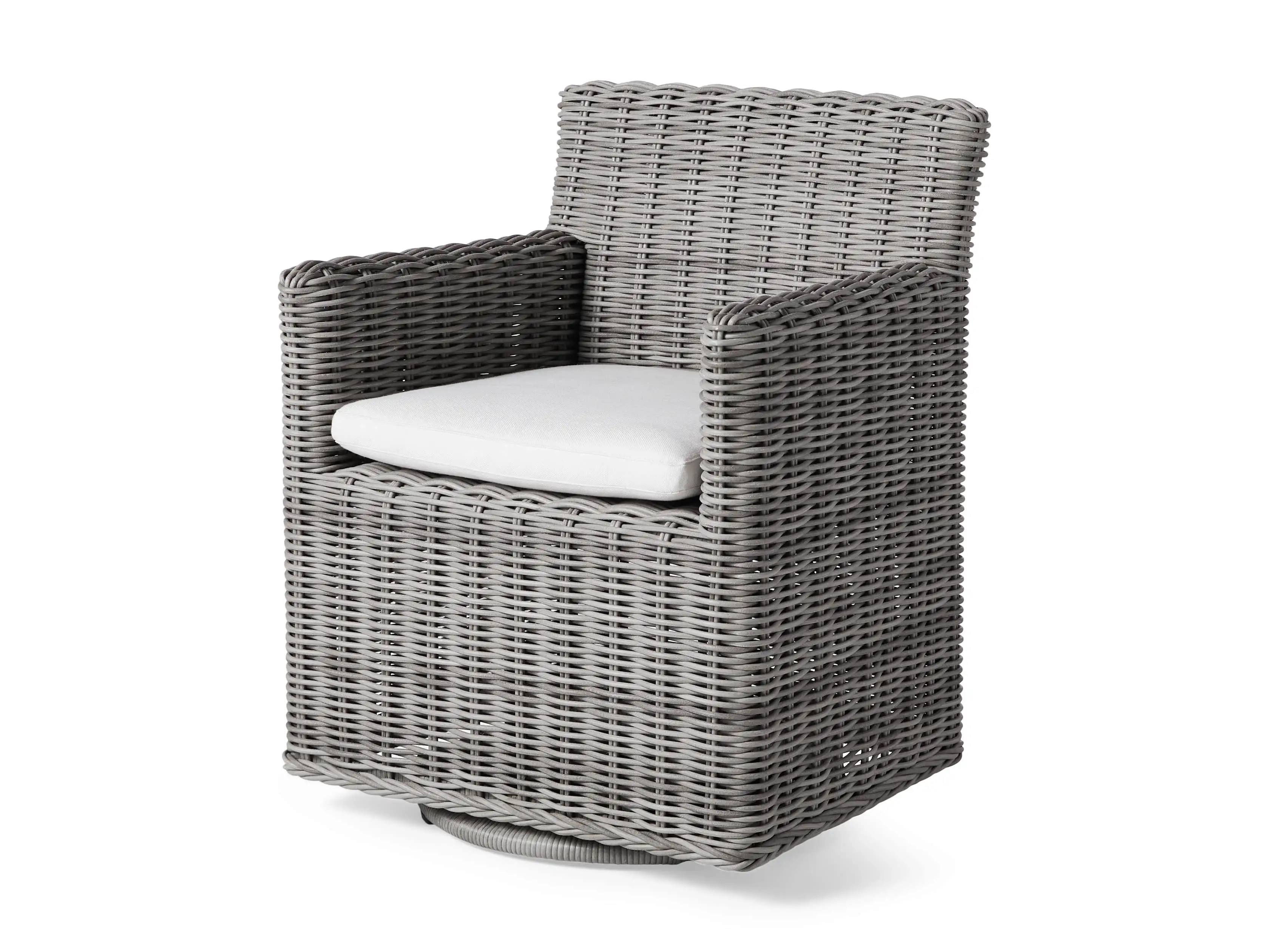Wyatt Outdoor Swivel Dining Arm Chair | Arhaus