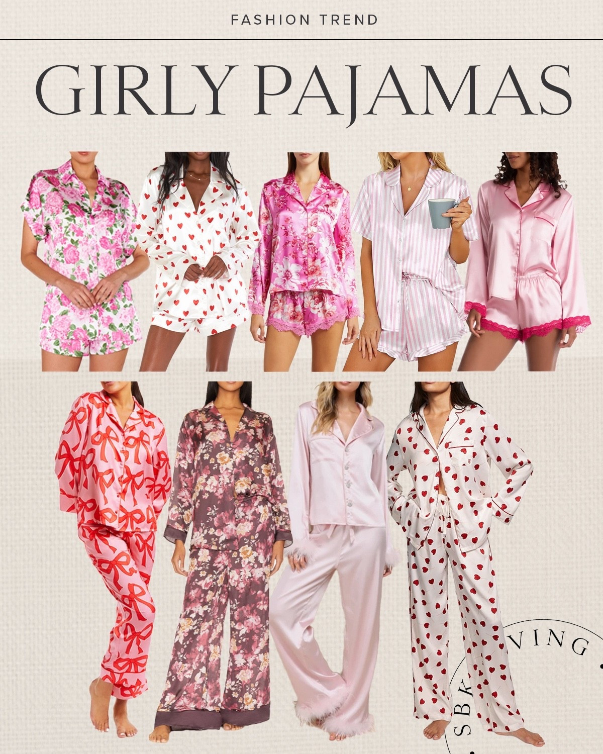 Girly pajamas❤️ perfect for Galentines or Valentine’s Day 🎀

Party
Cozy 
Home 
Amazon 

#LTKHome #LTKFindsUnder50