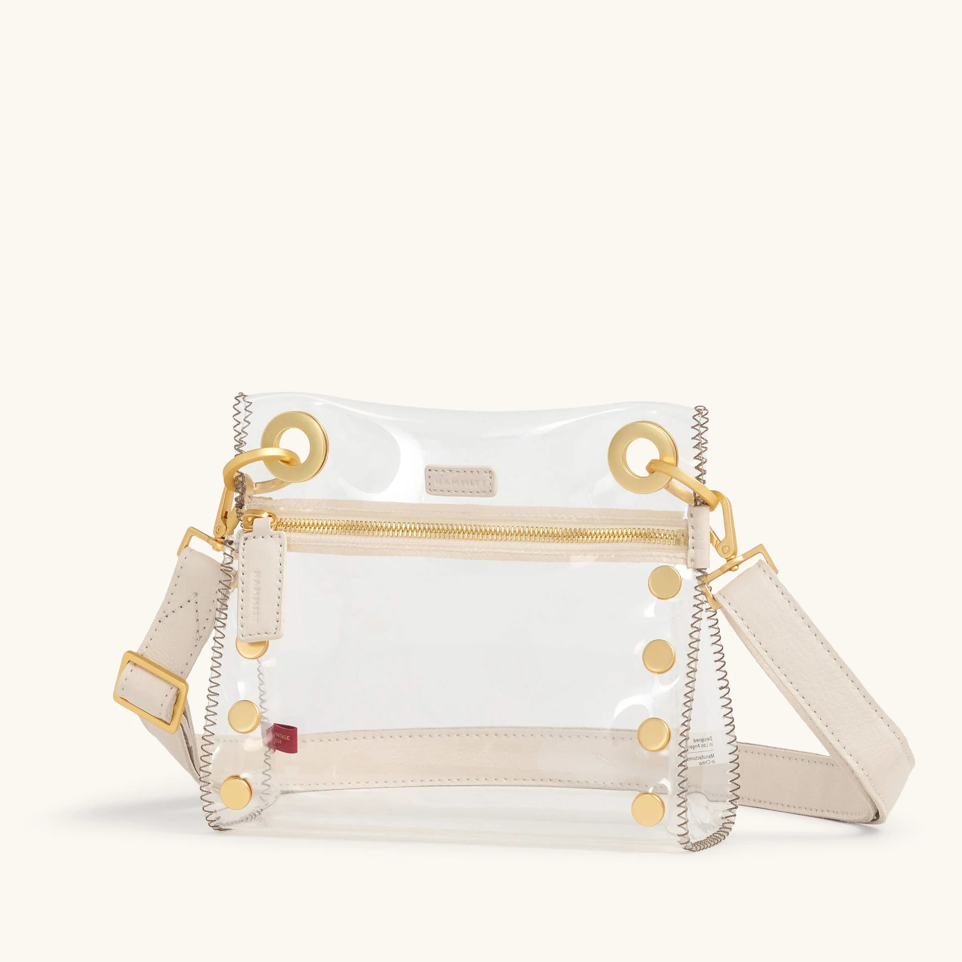 Tony Clear | Calla Lily White/Brushed Gold | Sml 840220516550 | Hammitt (US)