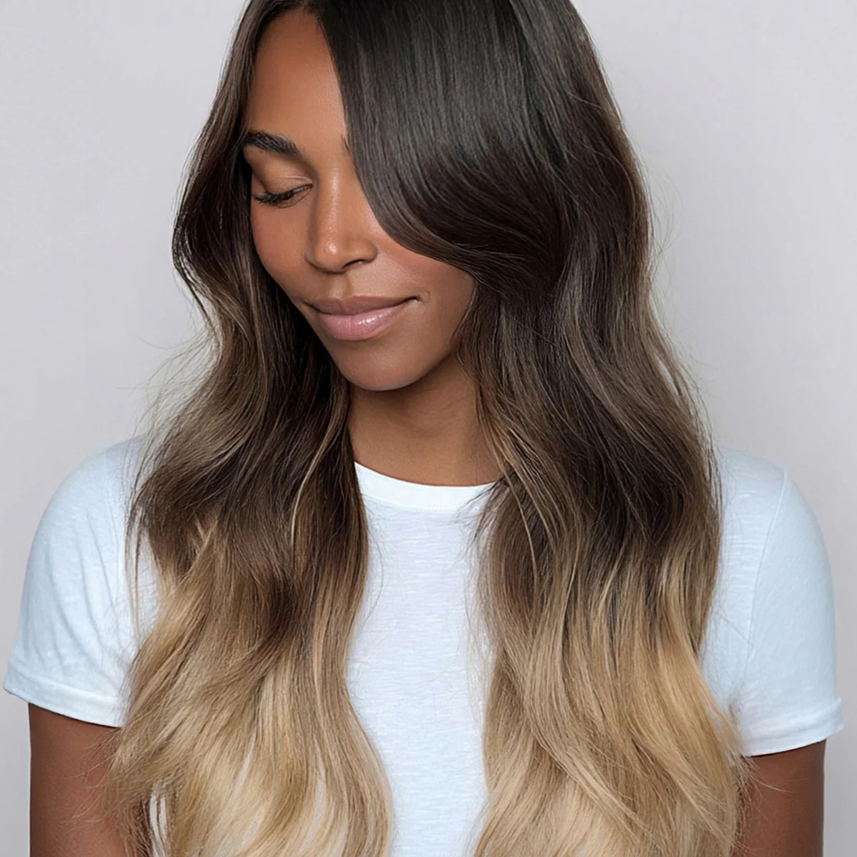 Silk Seam Clip-In, Dark Brown/Dirty Blonde| Bellami Hair | Bellami Hair