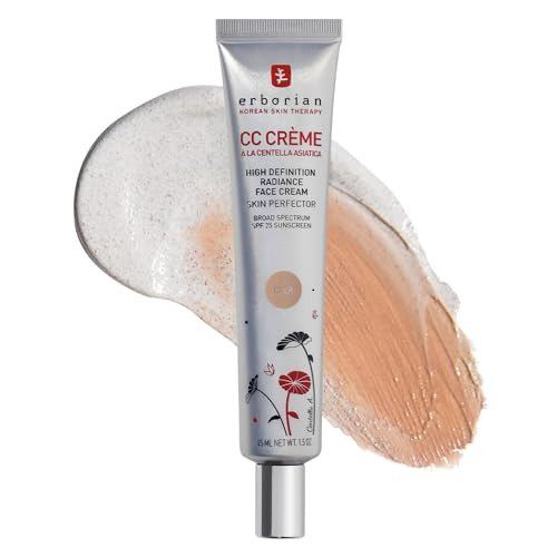 Erborian Color Correcting CC Cream with Centella Asiatica, Fair (Clair) - Light Multi-Purpose Facial Concealer with Illuminating Finish Soothes & Hydrates - SPF Korean Skincare Perfector - 1.5 Oz | Amazon (US)