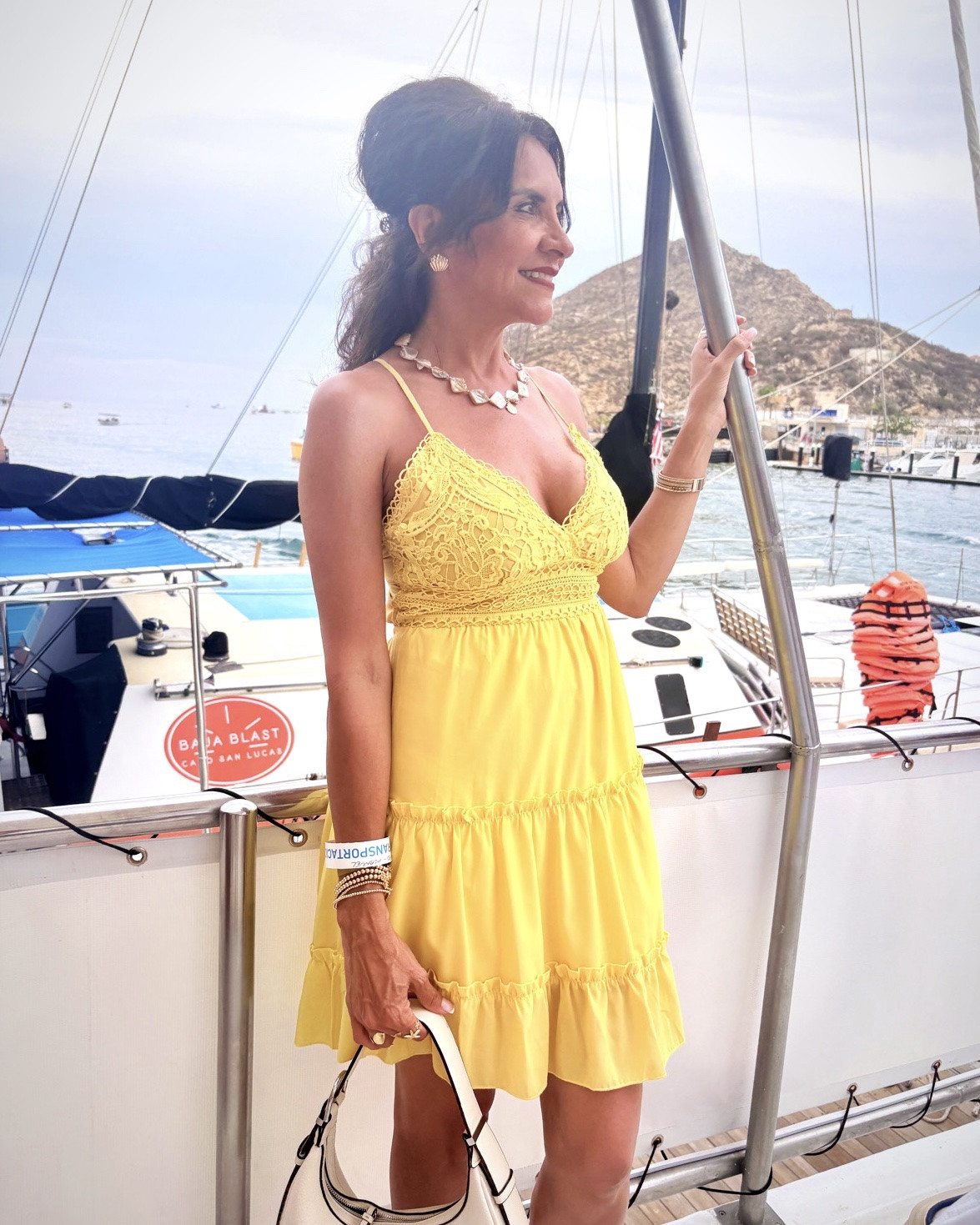 One of our favorite impromptu adventures in Cabo was hopping on a party boat to see the iconic Arch. Between the ocean breeze, breathtaking views, and an unforgettable sunset dinner, it turned into one of the highlights of our trip. 🌅💛

This yellow dress was the perfect choice and I got so many compliments 😉 comes in many colors .. it’s super comfortable, you could dress up with high heels or sandals! It’s so easy to wear from sightseeing to dinner while still feeling put together.

I’ve linked this dress (and the rest of my Cabo favorites) in my LTK!

💛 Shop the look before your next vacation! #CaboStyle #VacationOutfit #summerdress

#LTKTravel #LTKOver40