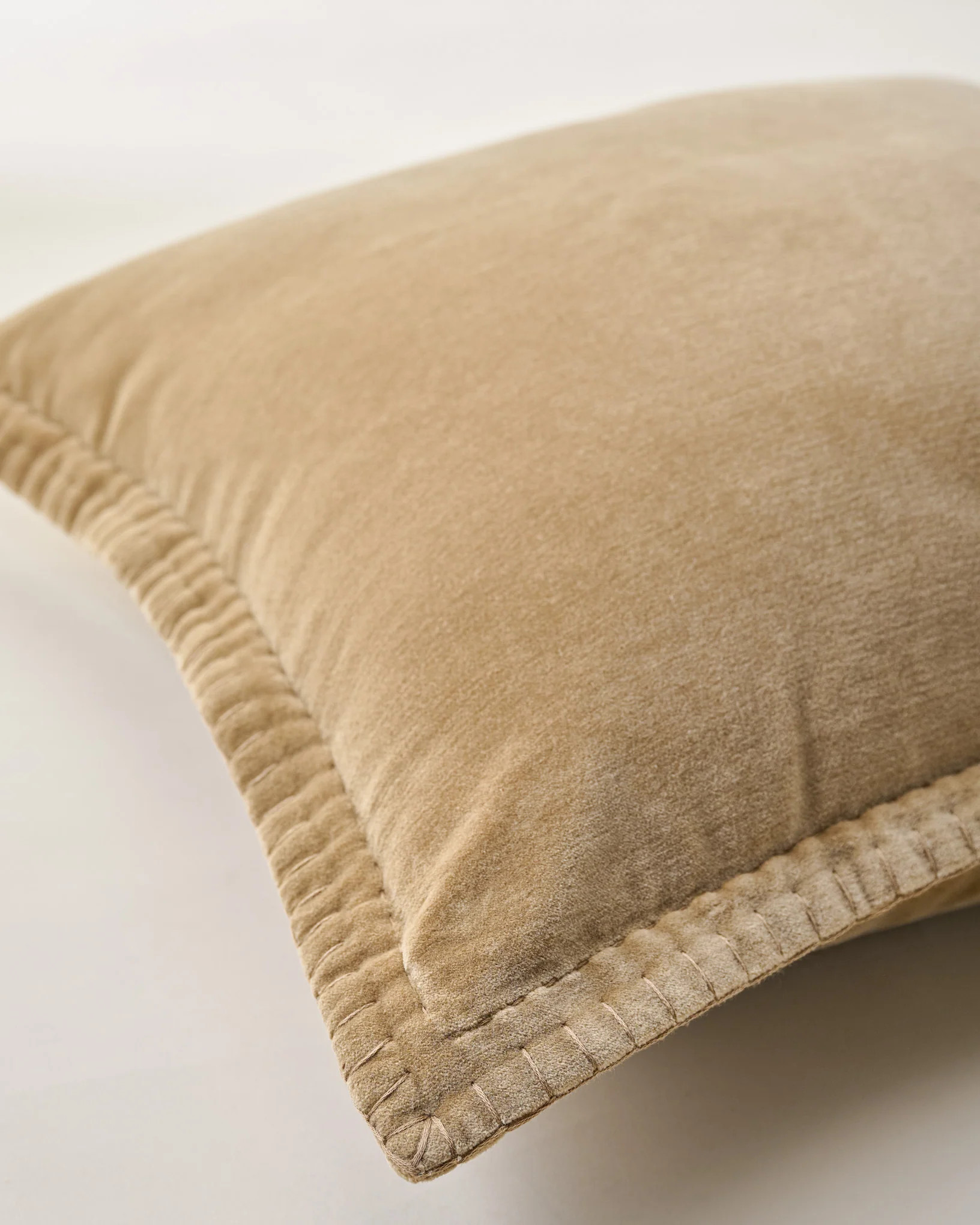 Townes Wheat Velvet Pillow | Magnolia