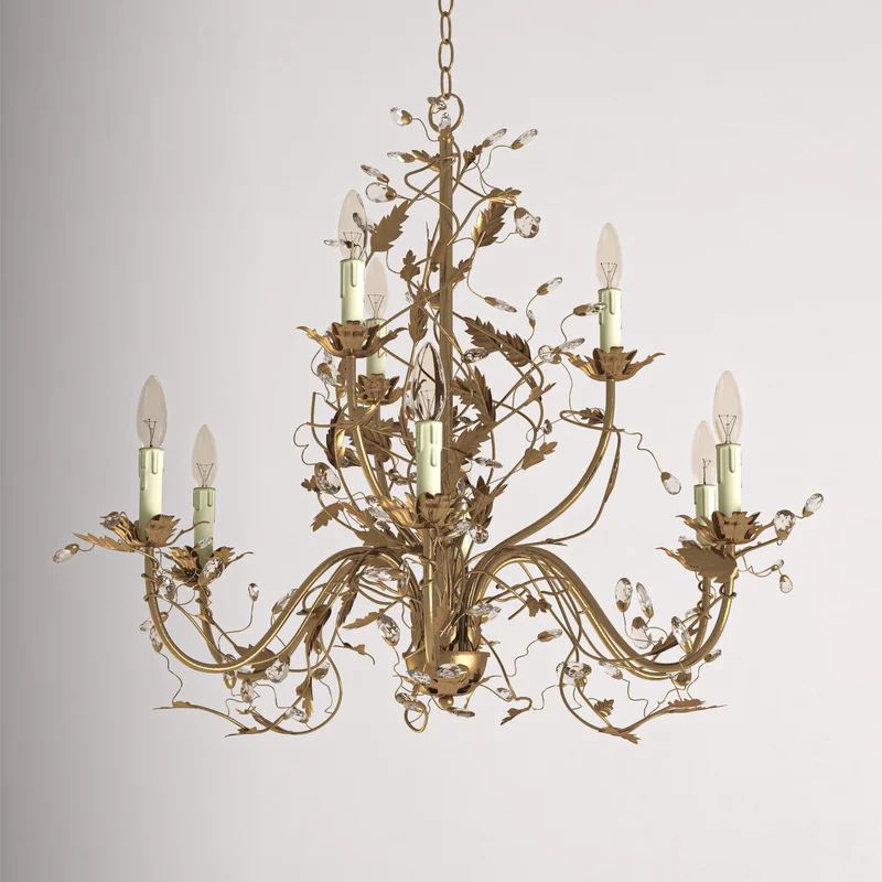 Cassell 9 - Light Dimmable Tiered Chandelier | Wayfair North America