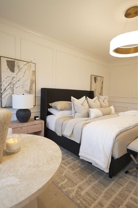 Must Have Master Bedroom Items from these Pottery Barn Nightstands and Dressers, to this gorgeous bed and Chandelier from Wayfair! Linking everything! 

#LTKhome #LTKstyletip #LTKSeasonal