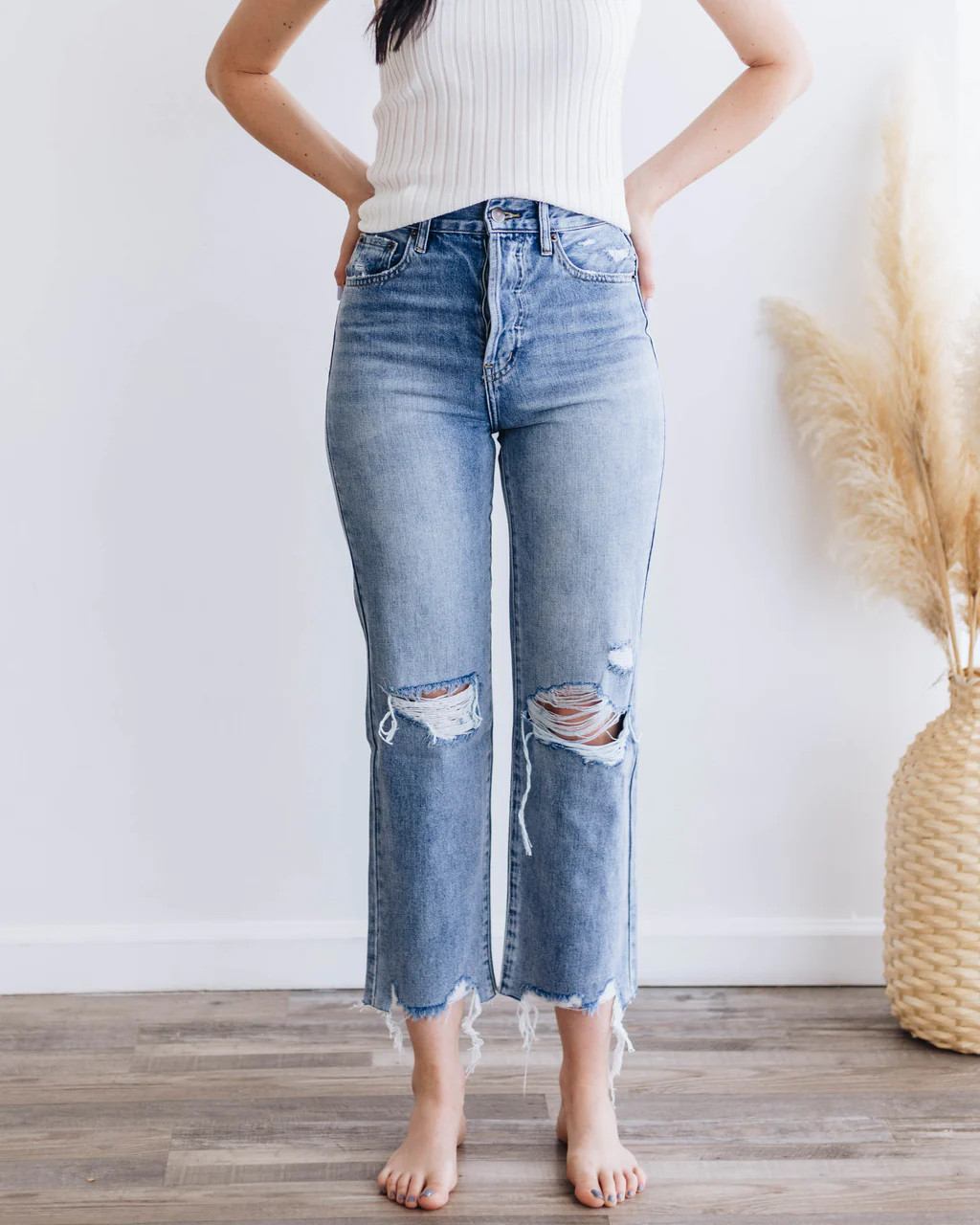 Cassie Crop Jeans | City and Stars