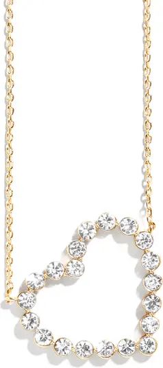 BaubleBar Crystal Heart Pendant Necklace | Nordstrom | Nordstrom