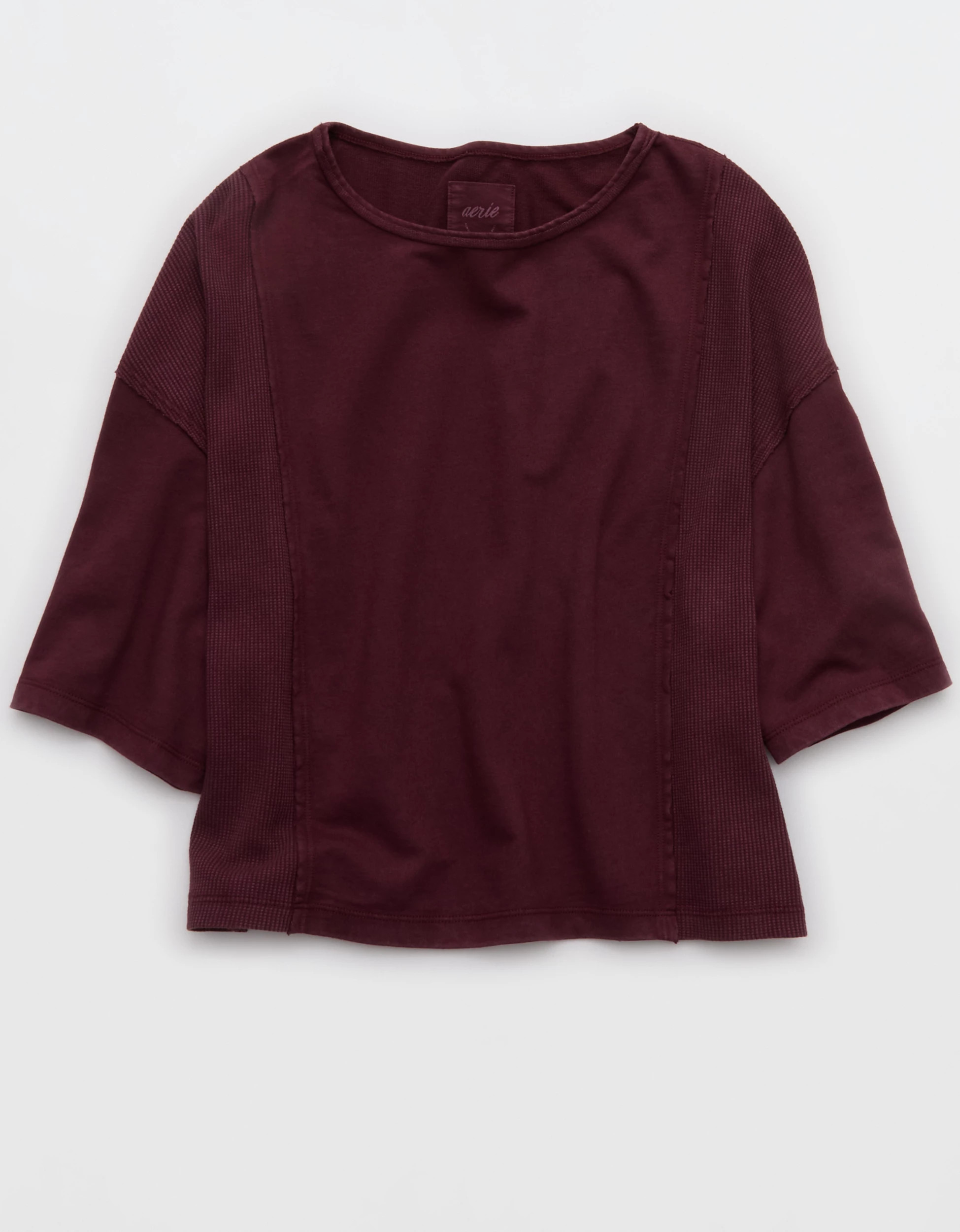 Aerie Unwind Waffle T-Shirt | American Eagle Outfitters (US & CA)