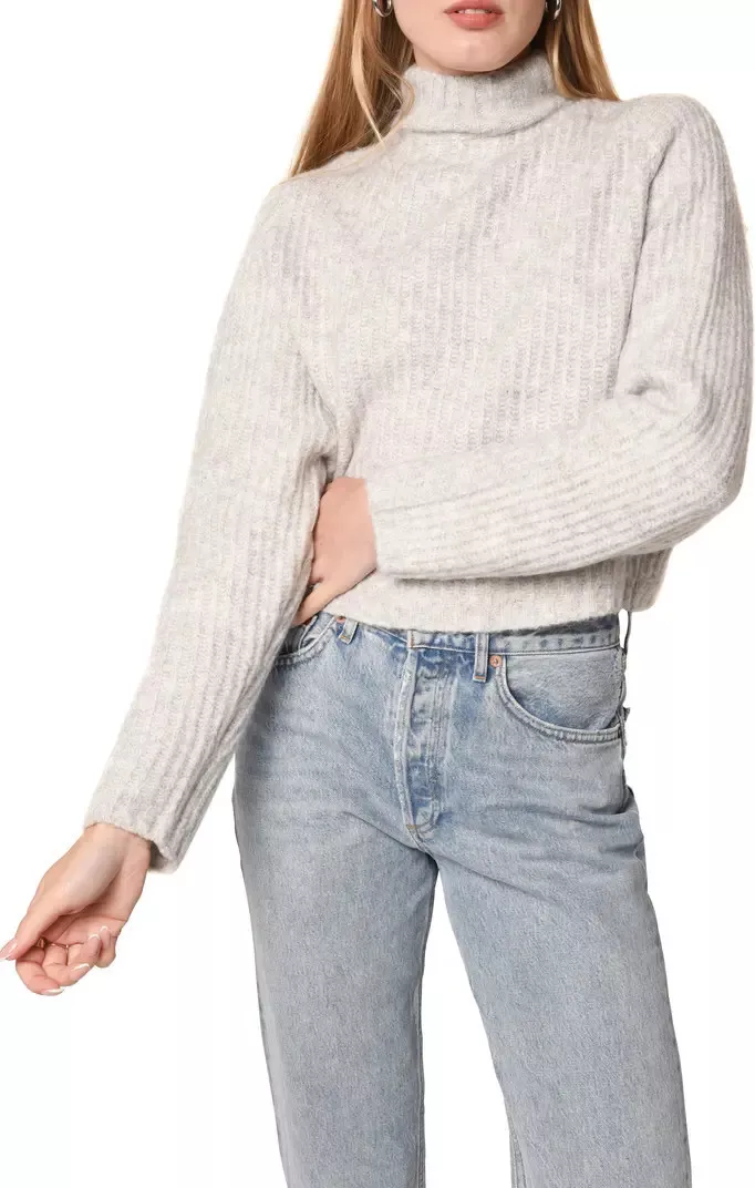 Tulip Back Mock Neck Sweater curated on LTK