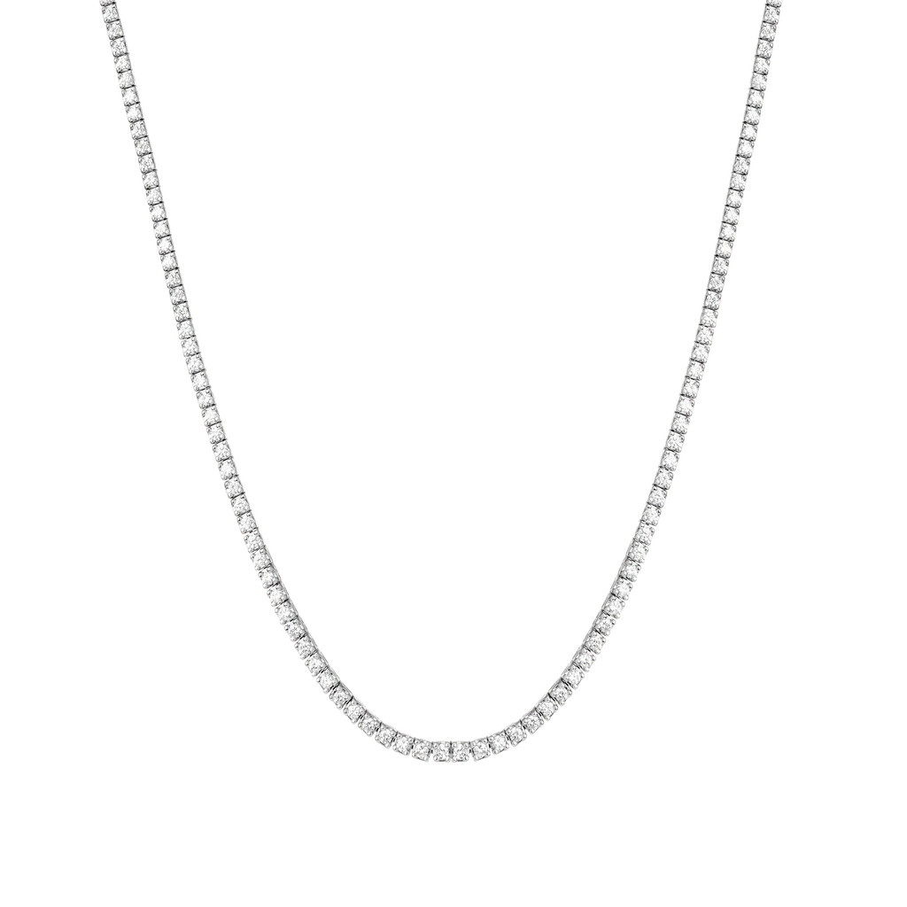 White Sapphire Tennis Necklace | AUrate New York