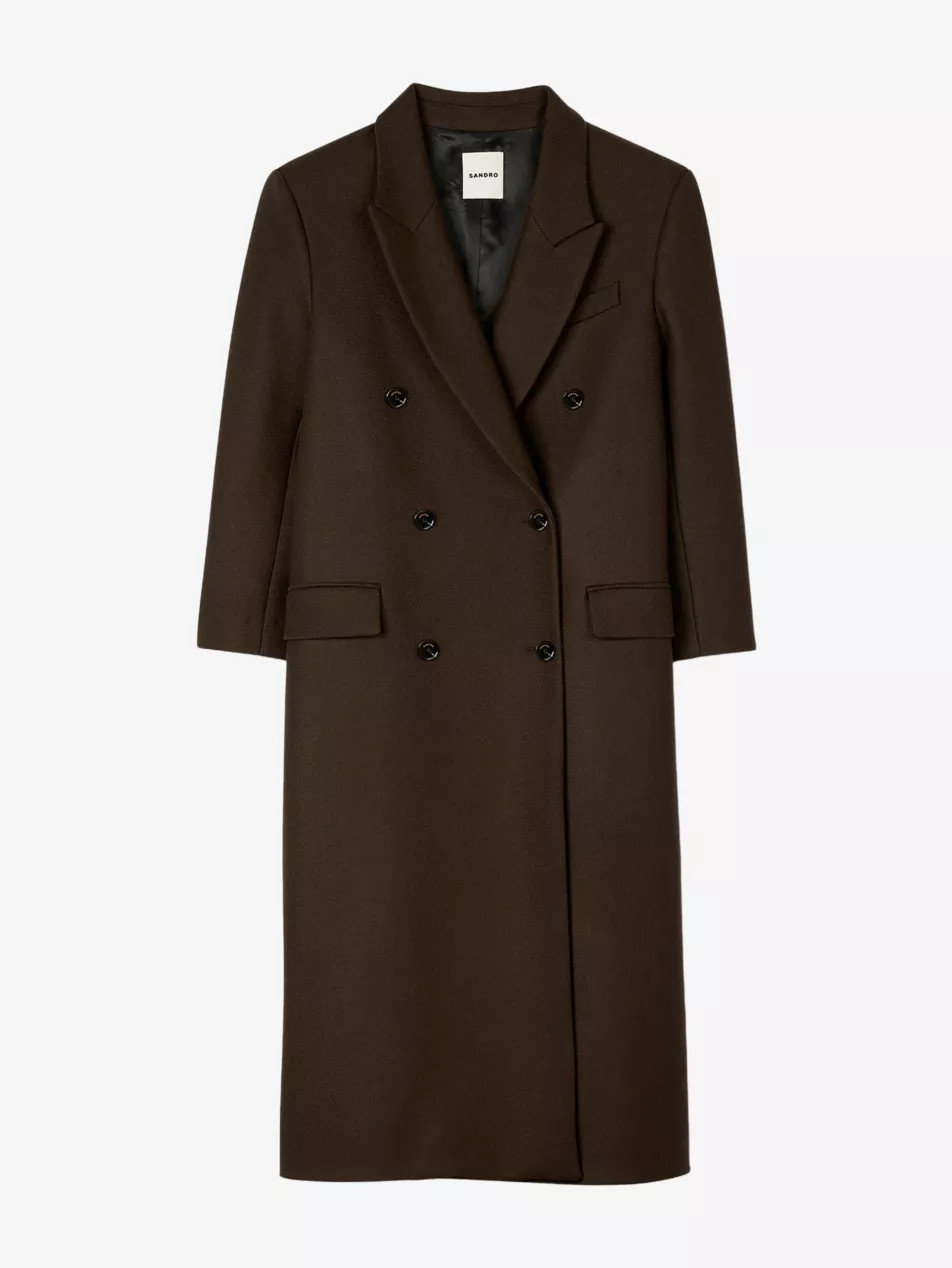 Straight Double-Breasted Wool-Blend Coat | Selfridges