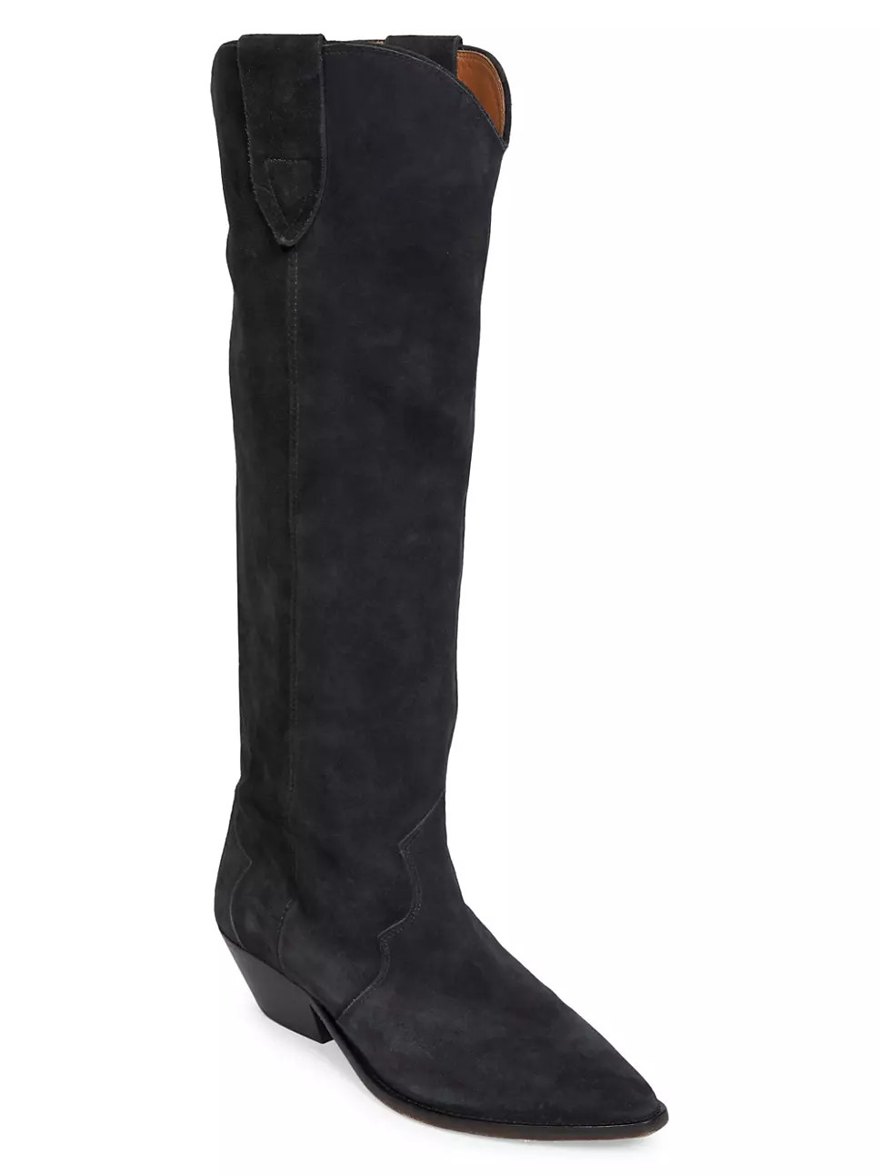 Denvee Suede Tall Western Boots | Saks Fifth Avenue