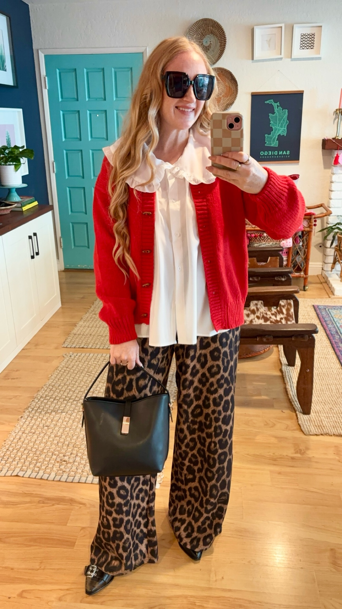 Spring Amazon haul 🍒 from bow cardigan to leopard track pants to a Peter Pan collar top and red fisherman’s sweater, I am obsessed with them all! 

Wearing M in all tops and L in leopard pants at 150 lbs and 5’7”

Spring haul, Amazon finds, Amazon spring style, leopard pants, bow cardigan, bow sweater, red cardigan, red sweater, Peter Pan collar, collared shirt, fisherman’s sweater, affordable style, mom style, elevated casual, spring outfit ideas, daily outfit inspo, ootd

#LTKFindsUnder50 #LTKFindsUnder100 #LTKStyleTip