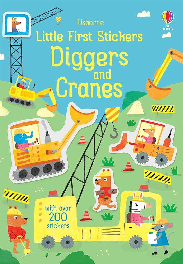 Little First Stickers Diggers and Cranes | Amazon (US)