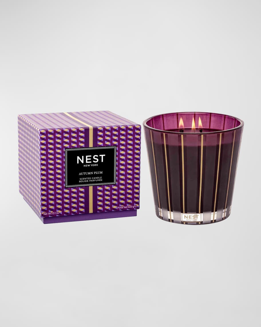 NEST New York 21.2 oz. Autumn Plum 3-Wick Candle | Neiman Marcus