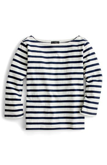 Women's J.crew Structured Stripe Tee | Nordstrom