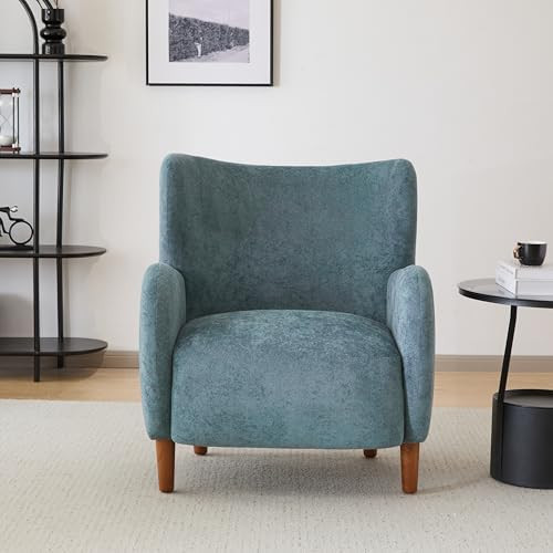 Christopher Knight Home Dolly Mid-Century Modern Velvet Upholstered Wingback Club Chair, Living R... | Amazon (US)
