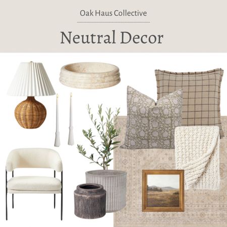 Neutral home decor 🤍

Neutral decor, target home, target home decor, rug, chair, pillow, lamp, decor bowl, vase, chair 

#LTKfamily #LTKstyletip #LTKhome