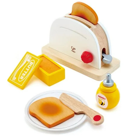 Hape Pop Up Toaster Kids Wooden Pretend Kitchen Toaster Appliance Play Set Toy | Walmart (US)