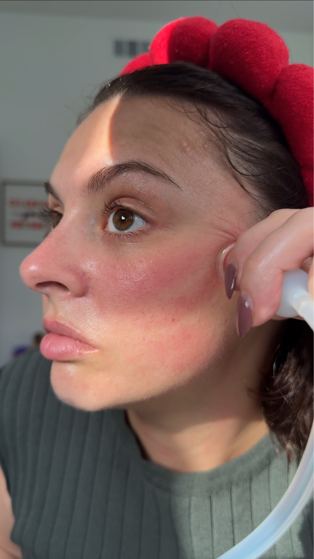 Facial cupping, but make it smart ✨ Lifted cheekbones, less puffiness, brighter skin... All in under 5 minutes. It's my new "I woke up like this" secret.

Lymphatic drainage. Depuffing routine. 

#LTKselfcare #LTKmorningroutine #LTKBeauty