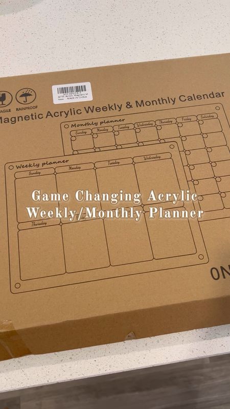 Game changing acrylic weekly and monthly planner 

#LTKhome #LTKFind #LTKunder50