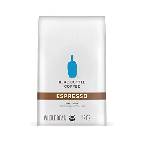Blue Bottle Whole Bean Organic Coffee, Espresso, Dark Roast, 12 Ounce bag (Pack of 1) | Amazon (US)