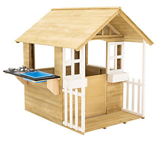 TP Toys Bakewell Wooden Playhouse | QVC