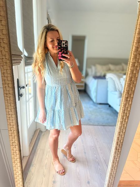 This eyelet dress from Avara is the perfect spring and summer dress! Dress it up for a wedding guest. Could even wear with sneakers and a bumbag. Wearing a size small but would recommend sizing up. Use code FANCY15 for 15% off 

#LTKsalealert #LTKstyletip #LTKFind