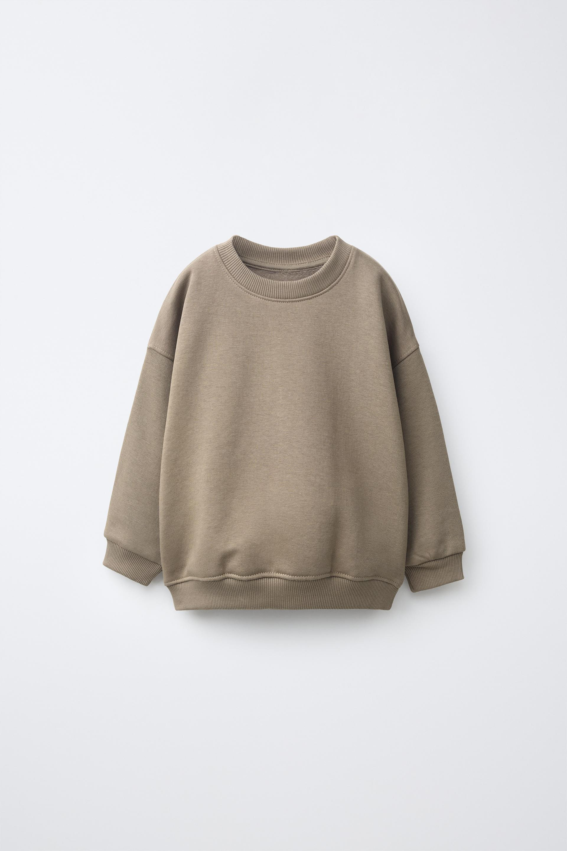 Zara - Plain Sweatshirt - Navy Blue - 2 Years (36,2 Inches) - Kids | Zara US