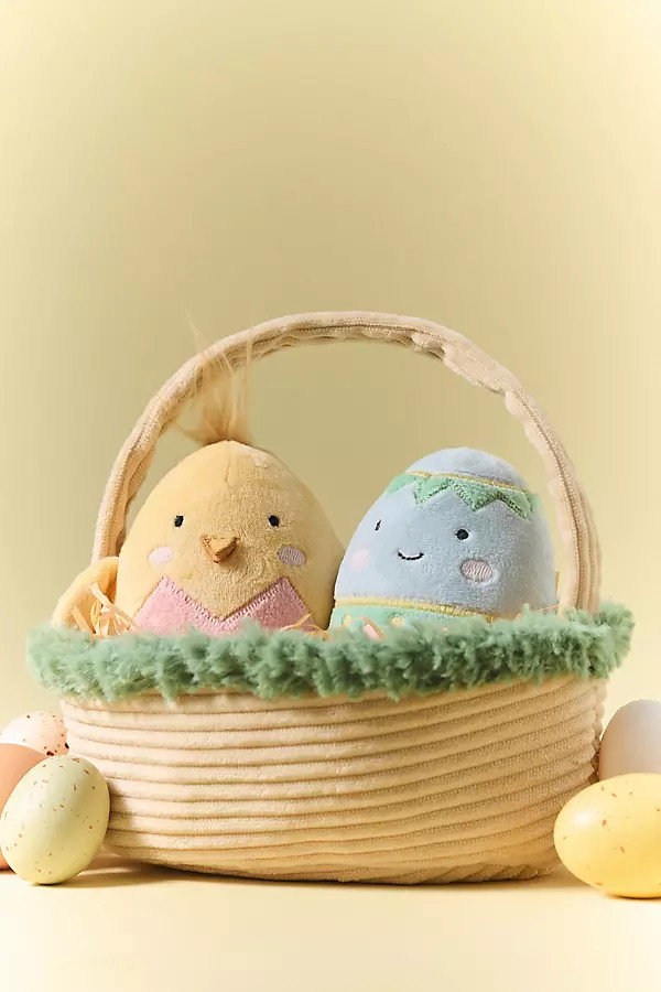 Just Hatched Eggs and Easter Basket Kids Plush | Anthropologie (US)