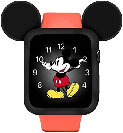 Amazon.com: Soft Carton Silicone Mickey Mouse Case Compatible with Apple Watch 38mm 42mm, Anti-Sc... | Amazon (US)