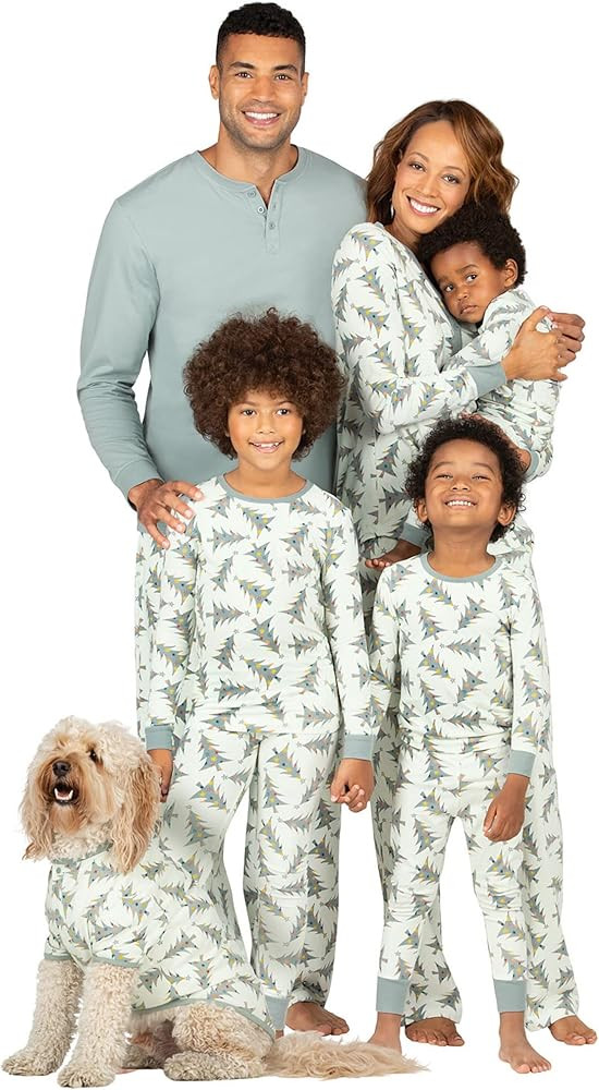Coduop Family Pajamas Set Matching Xmas Christmas tree Pjs Nightwear for Pet Baby Kid Dad Mom | Amazon (US)