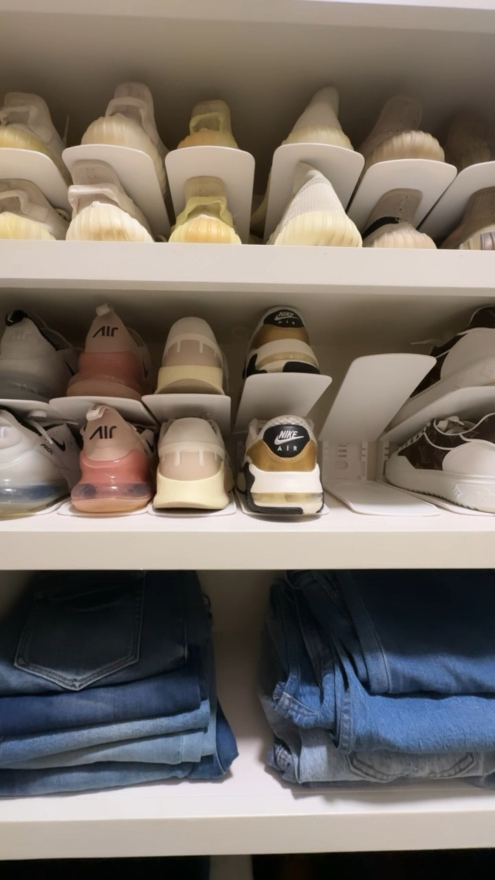 Closet Shoe Organizers 
#shoeorganization #closetorganization #springcleaning #homeorganization

#LTKhome