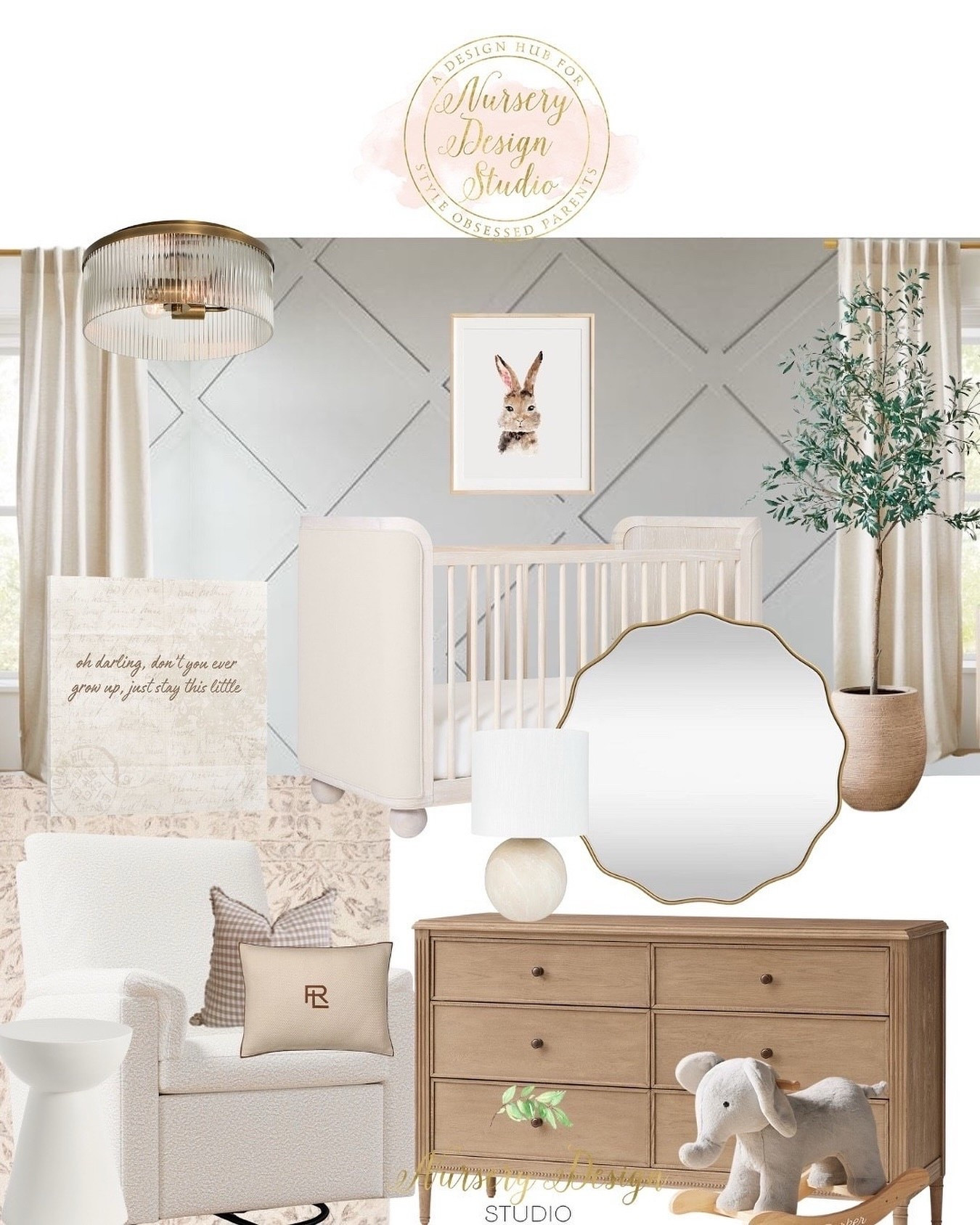 Calm can be the most beautiful color palette of all. 
Layered neutrals, soft patterns, and quiet textures come together in this serene nursery — proof that simple can still feel extraordinary.

#LTKmomlife #LTKBaby #LTKKids