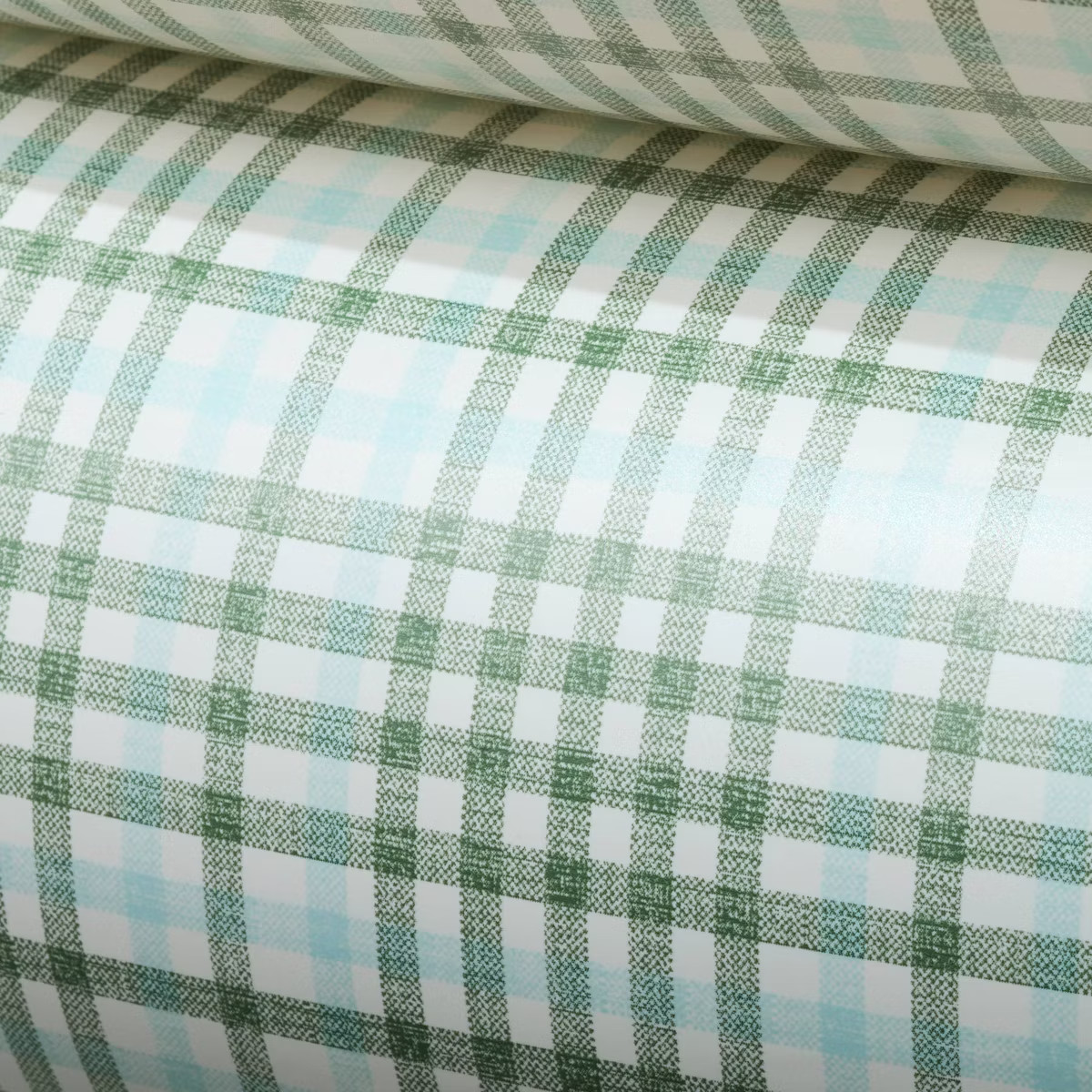 132 Gallon Layered Plaid Inflatable Kiddie Pool Green/Blue - Hearth & Hand™ with Magnolia | Target